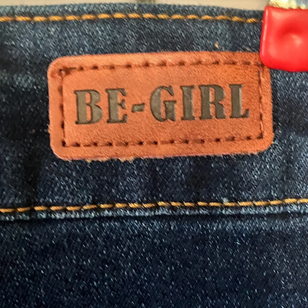 Dark Blue Denim Pencil Skirt - Picture 7 of 9